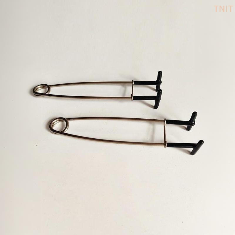 Fishing Hook Remover - 1個入り、17cmの魚の口を開けるための器具、ステンレス製、魚の口を広げるための道具、歯の生えた魚やパイク（七飯）の釣り用アクセサリー。