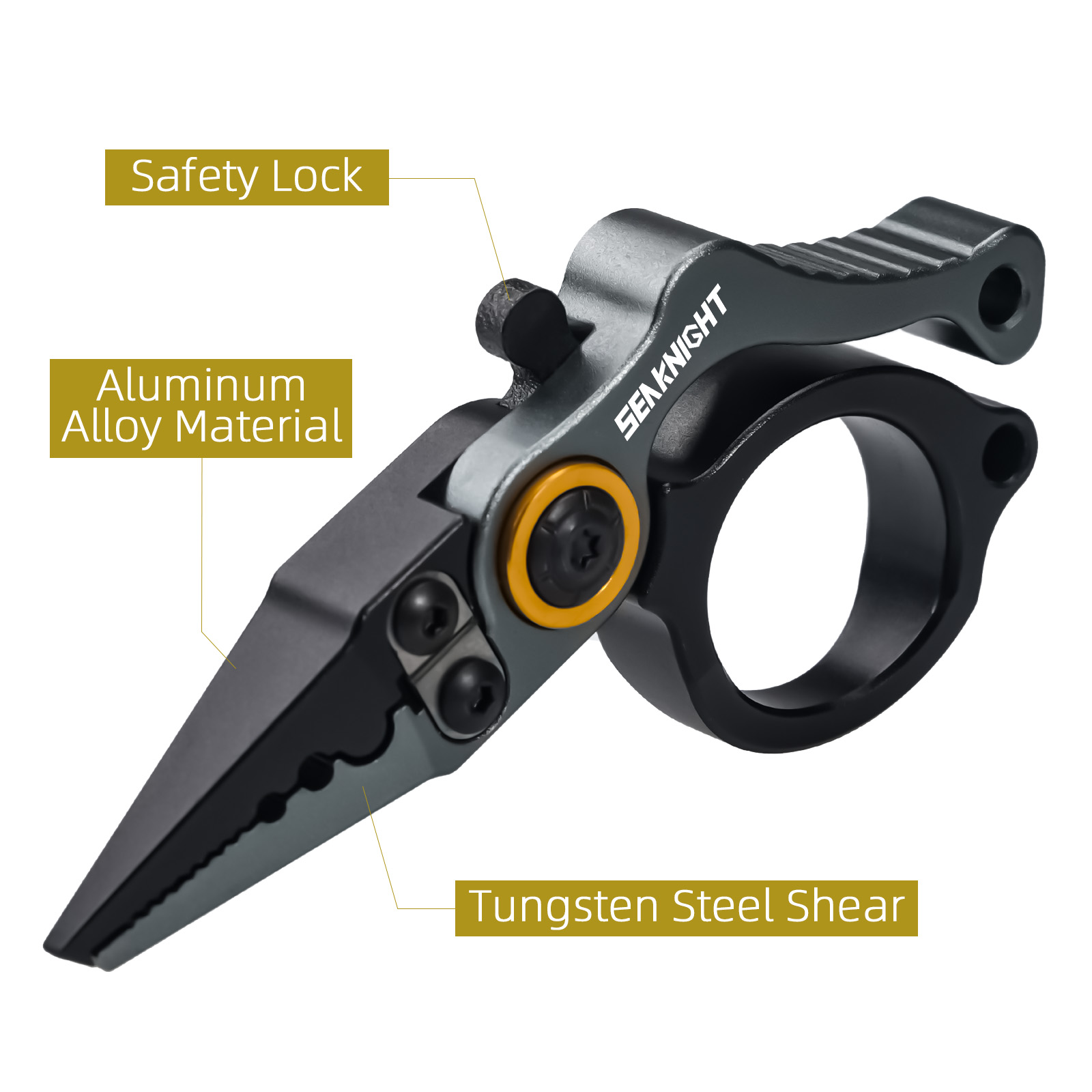 SeaKnightブランドの小型釣り用プライヤー。アウトドア - Fishing Hook Remover のレビューと価格