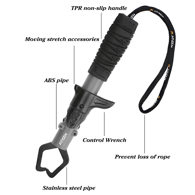 ステンレス鋼の釣りトング,鼻,長いよだれかけ,ポータブル,多 - Fishing Hook Remover のレビューと価格
