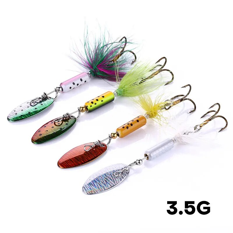 金属 VIB ルアー 1 個 3.5 グラムフェザースパンコ - Fishing Hook Offset のレビューと価格