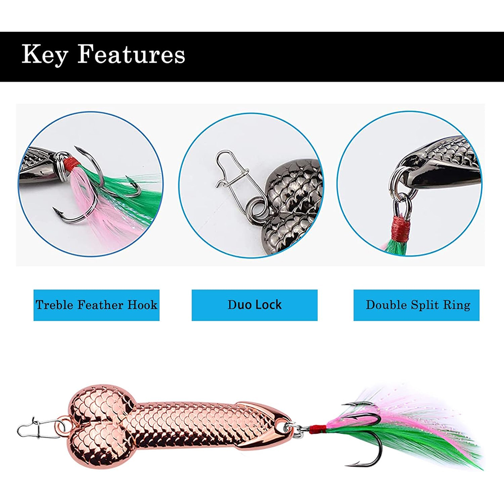 特殊形状の金属製VIBルアー。3g、7g、11g、15g、2 - Fishing Hook Treble のレビューと価格